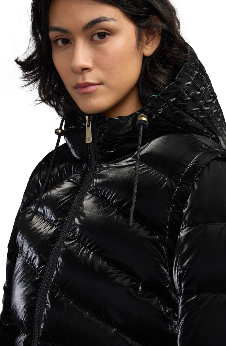 Scotch & Soda Schyler Boxy Water Repellent Puffer Jacket, Alternate, color, Black