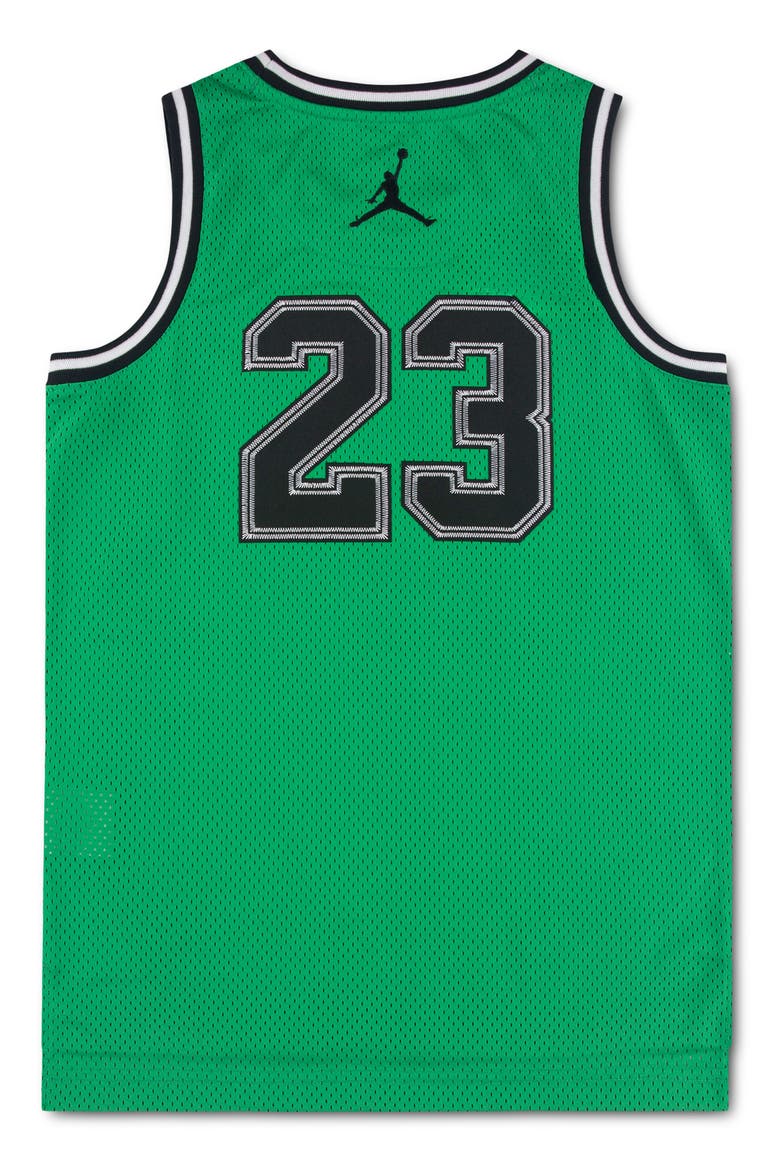Kids' Jordan 23 Mesh Basketball Tank, Alternate, color, LUCKY GREEN