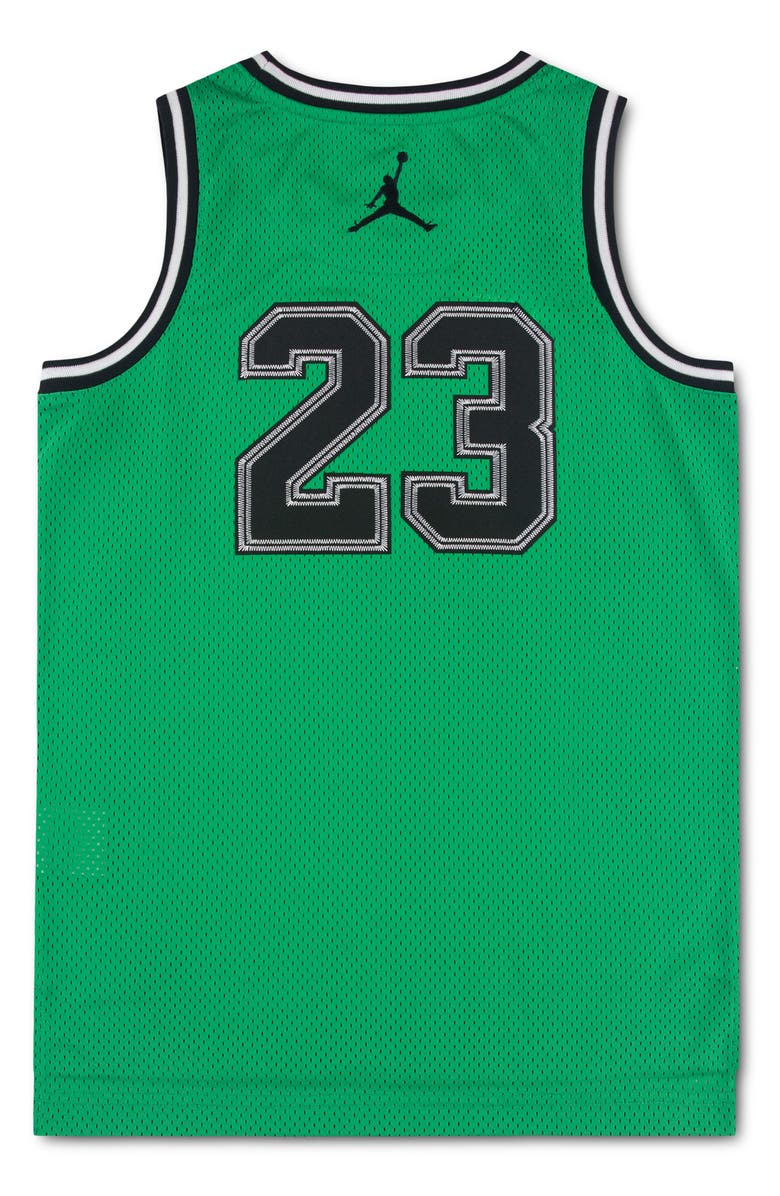 Jordan Kids' Jordan 23 Mesh Basketball Tank, Alternate, color, Lucky Green