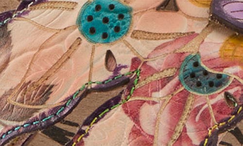 L'artiste By Spring Step Radiating Sandal In Peach Multi