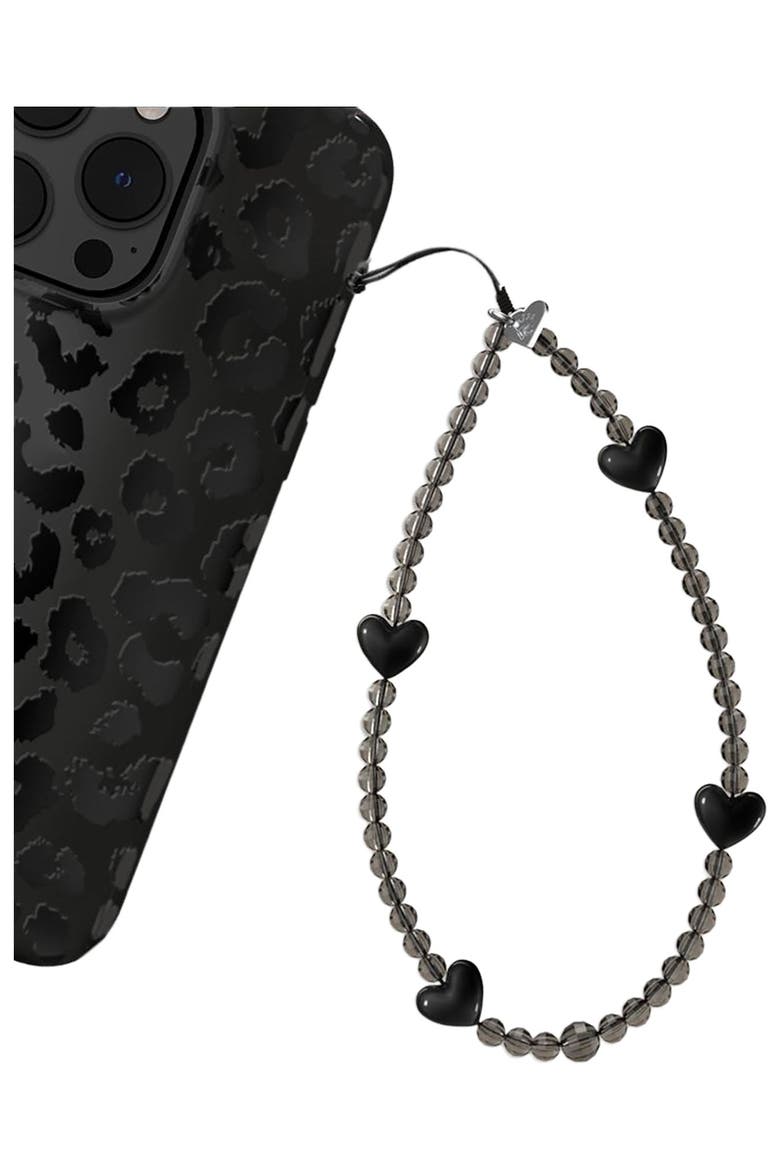 Phone Charm Wristlet, Alternate, color, Black