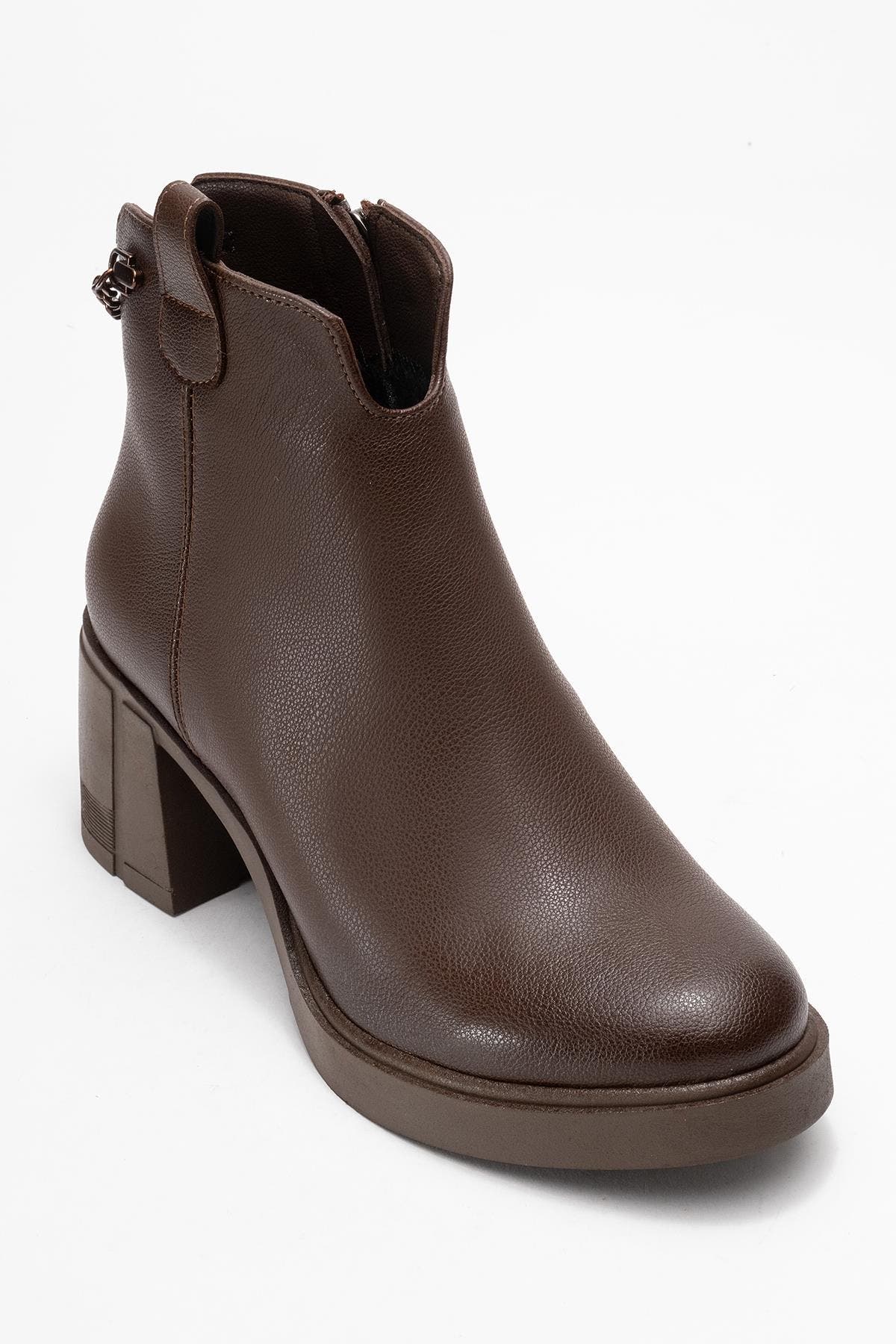 Mier Chunky Boot, Alternate, color, Brown Faux Leather