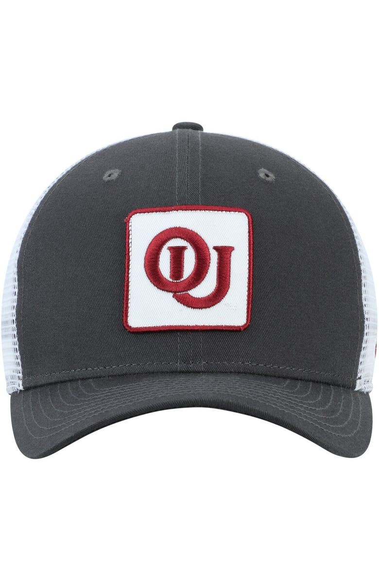 Nike Men's Nike Anthracite Oklahoma Sooners Classic 99 Alternate Logo Trucker Adjustable Snapback Hat, Alternate, color,