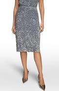 Donna Karan New York Sequin Pencil Skirt