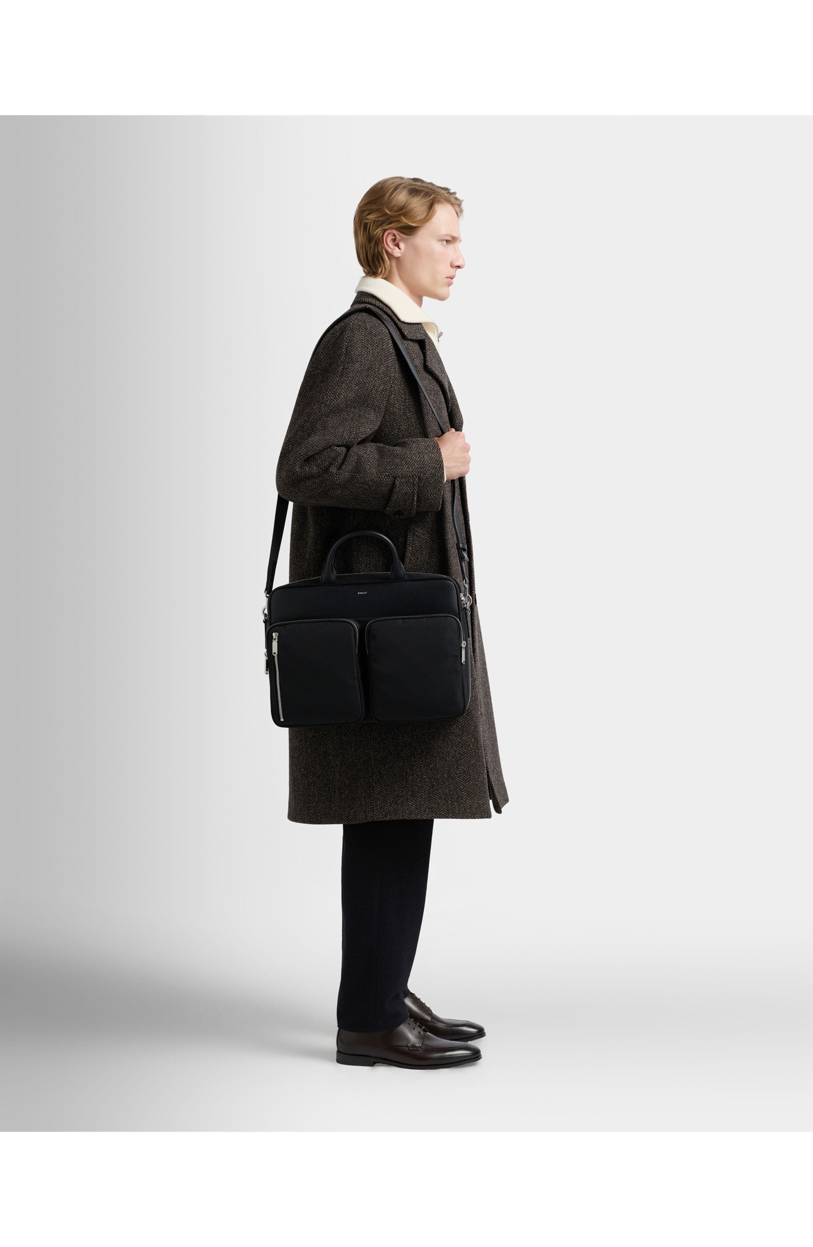 Bally Vogel Briefcase, Alternate, color, Black