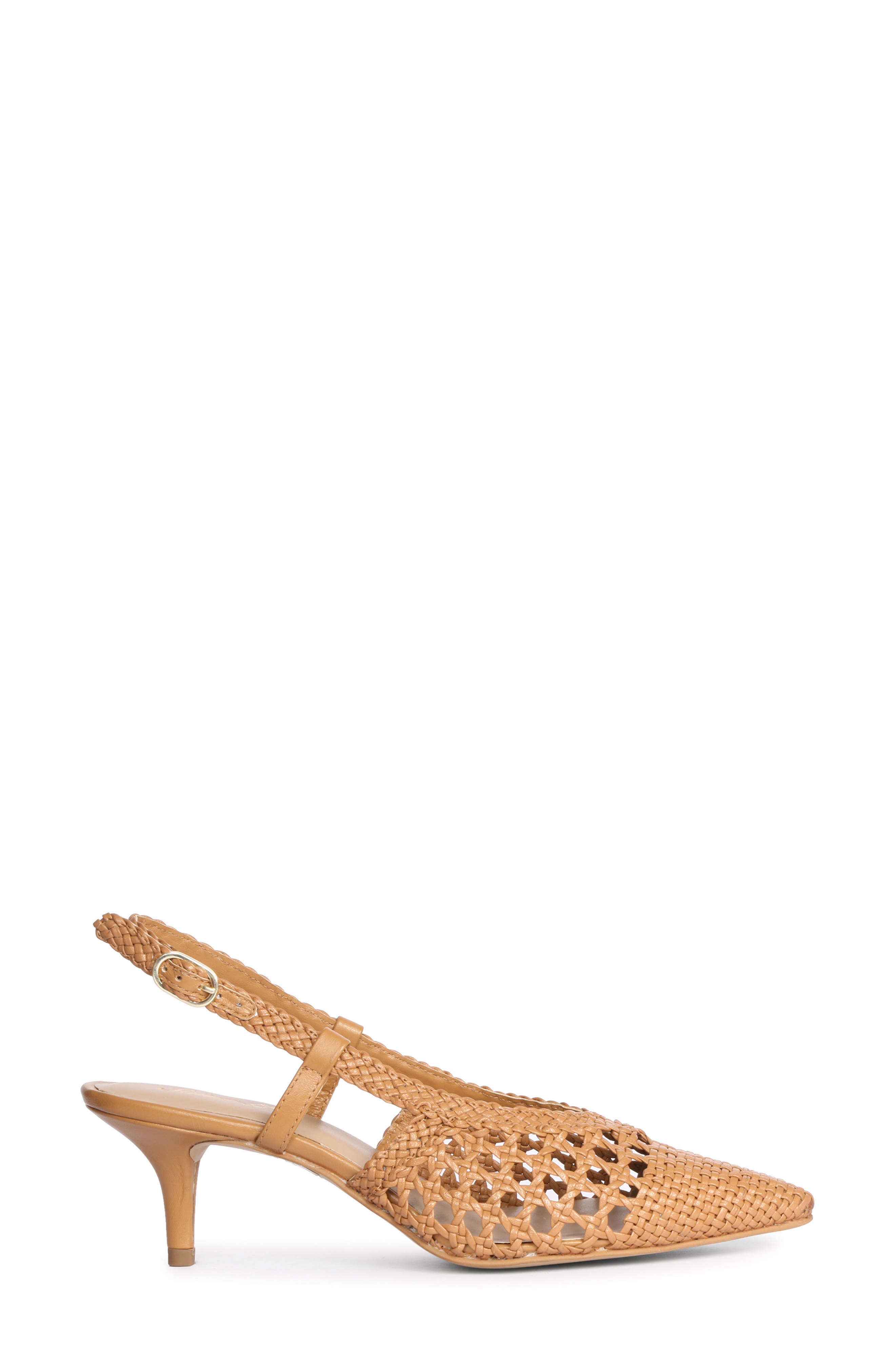 SAINT G Abril Woven Slingback Pump, Alternate, color, Tan
