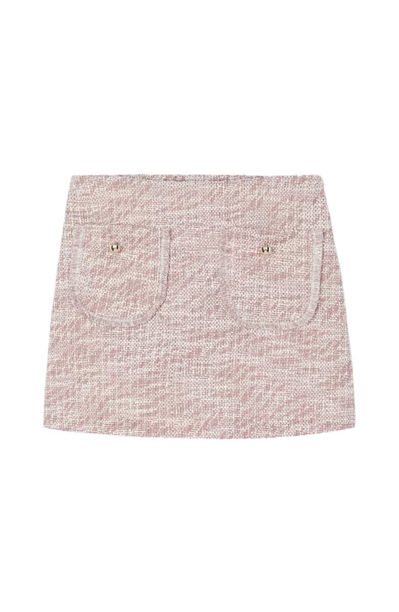 Mayoral Tweed Skort, Main, color, Pink