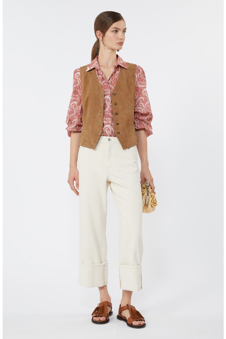Gesto Wide Leg Pants, Alternate, color, ECRU