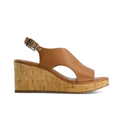 Bernardo Footwear Kuarta Wedge Sandal In Luggage