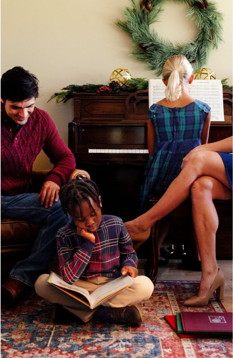 Hope & Henry Men's Mock Neck Cable Sweater, Alternate, color, 