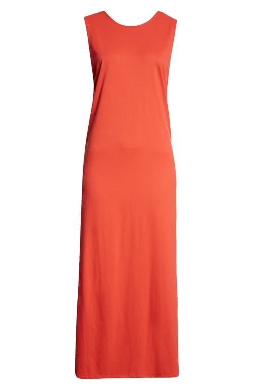 LOULOU DE SAISON LOULOU DE SAISON RAYNA KNOTTED OPEN BACK MAXI DRESS