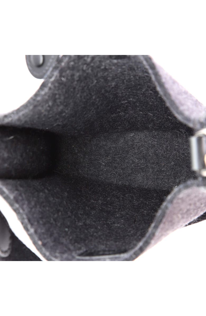 Pre-Owned Hermes Evelyne Bag Gen III Felt TPM, Alternate, color, Noir