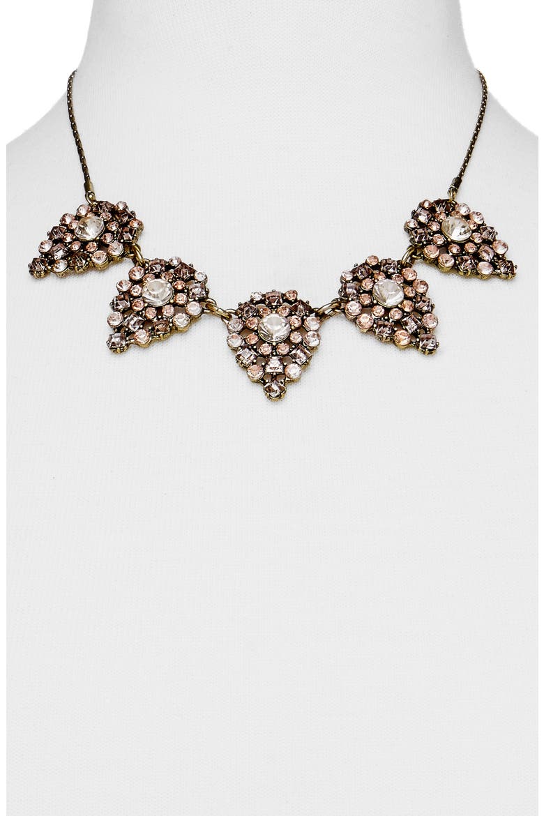 'Frost' Crystal Teardrop Necklace, Alternate, color, LIGHT PINK