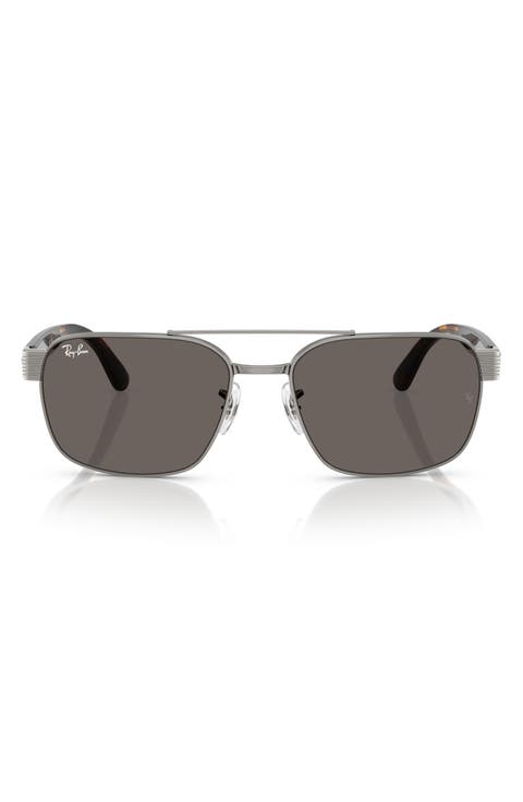 61mm Square Sunglasses
