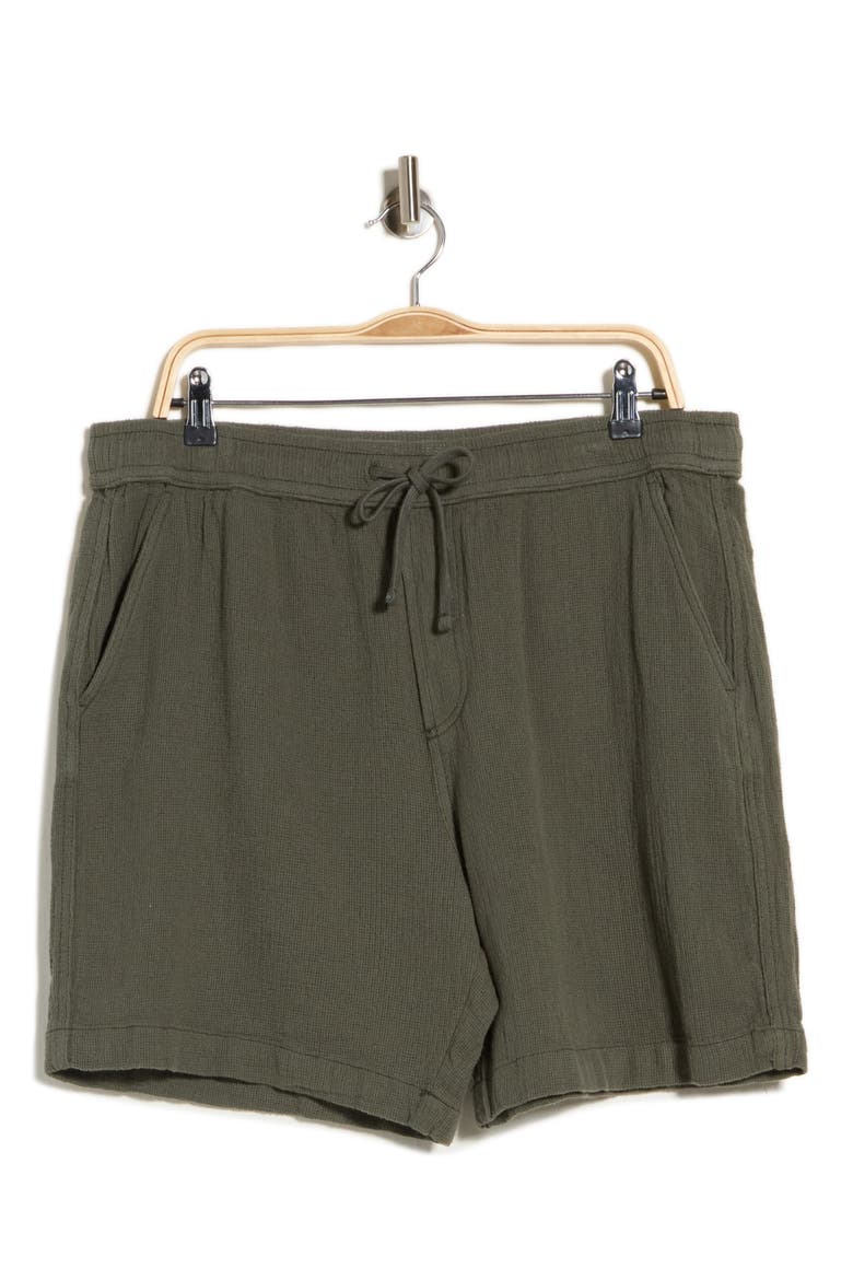 Pull-On Textured Short, Main, color, CASTOR GRAY