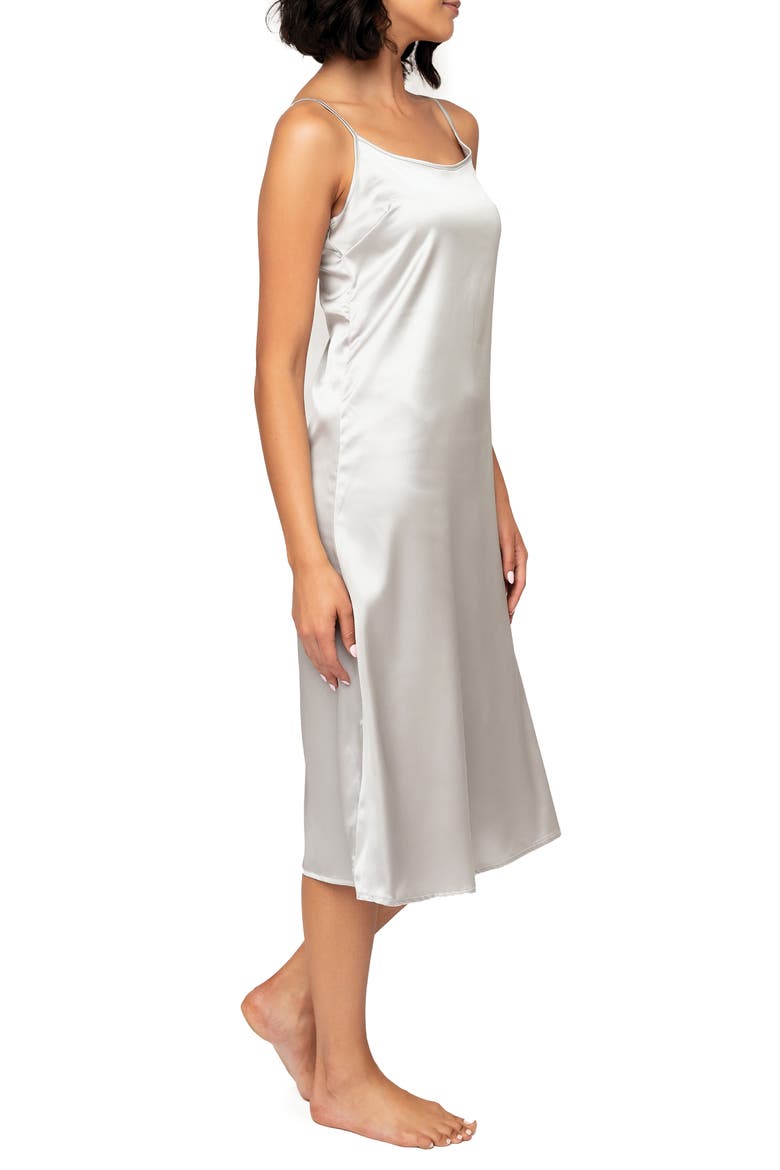 Luxe Lounge Chemise, Alternate, color, TINSEL