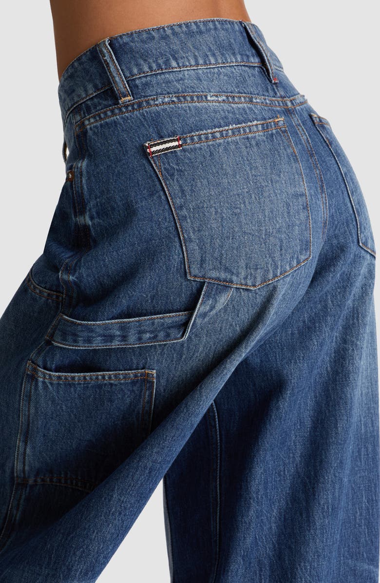 Alice + Olivia Andie Carpenter Barrel Leg Jeans, Alternate, color, 