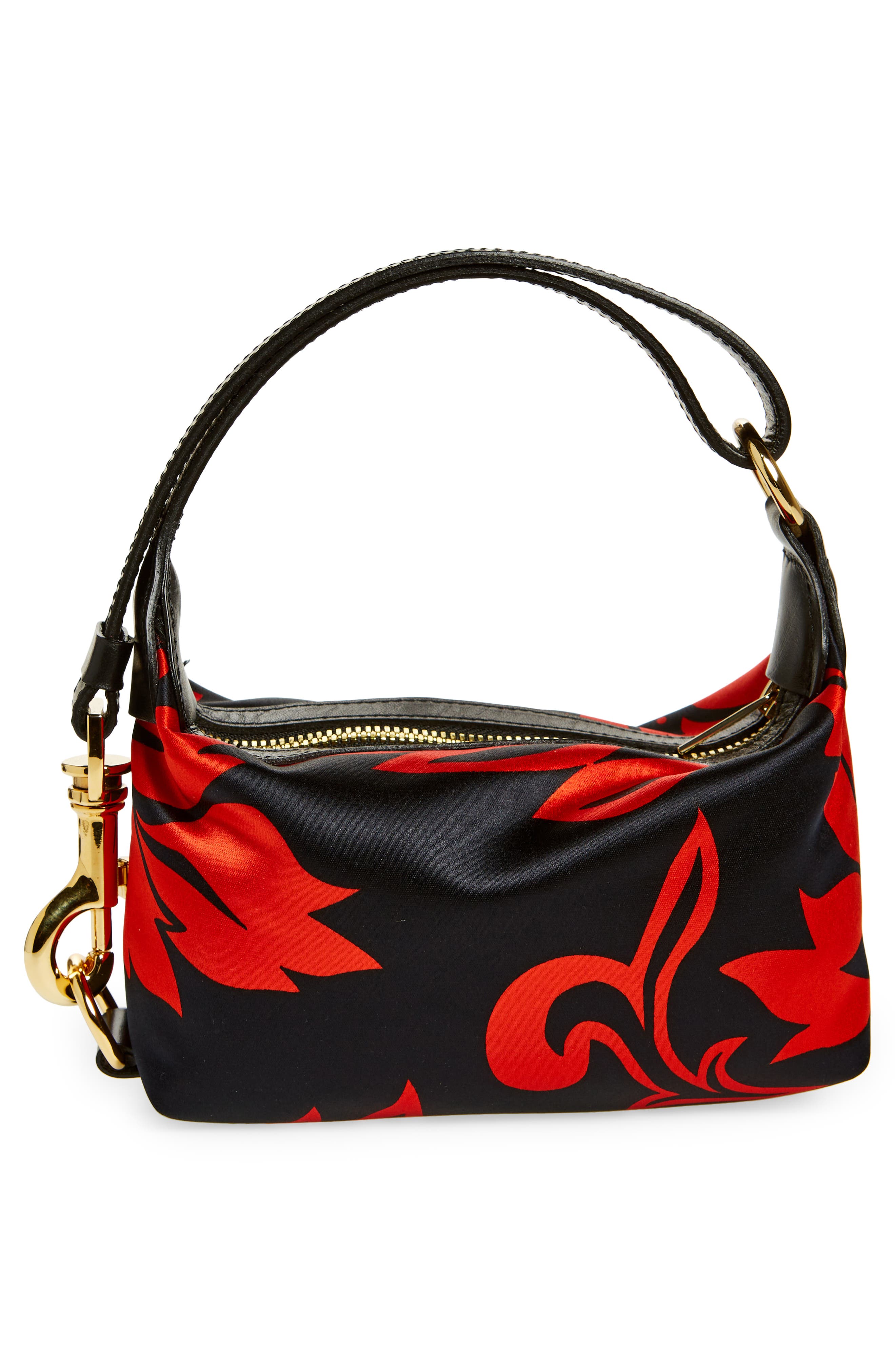 Sacai Small Pochette Floral Print Top Handle Bag, Alternate, color, 