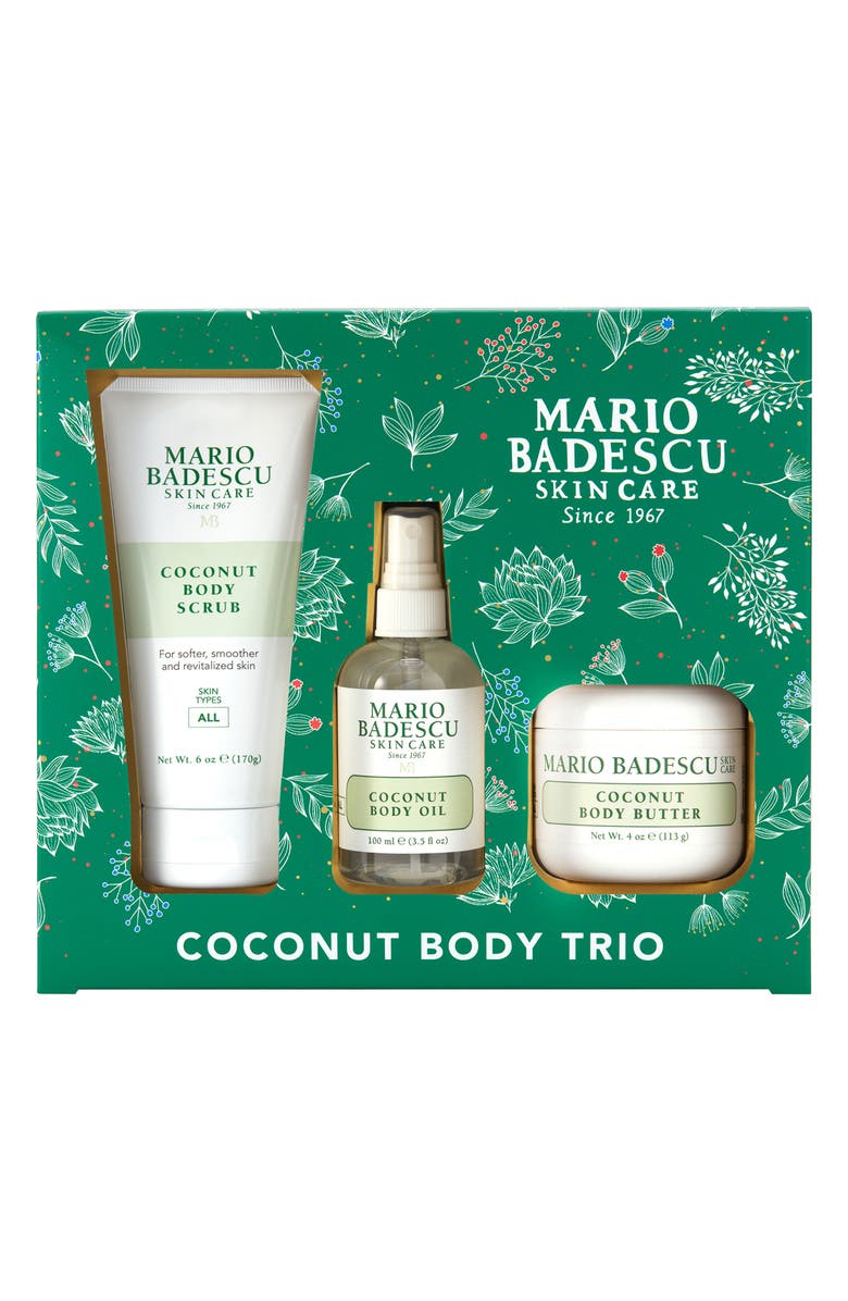 Mario Badescu Coconut Body Trio Set USD $36 Value, Alternate, color, 