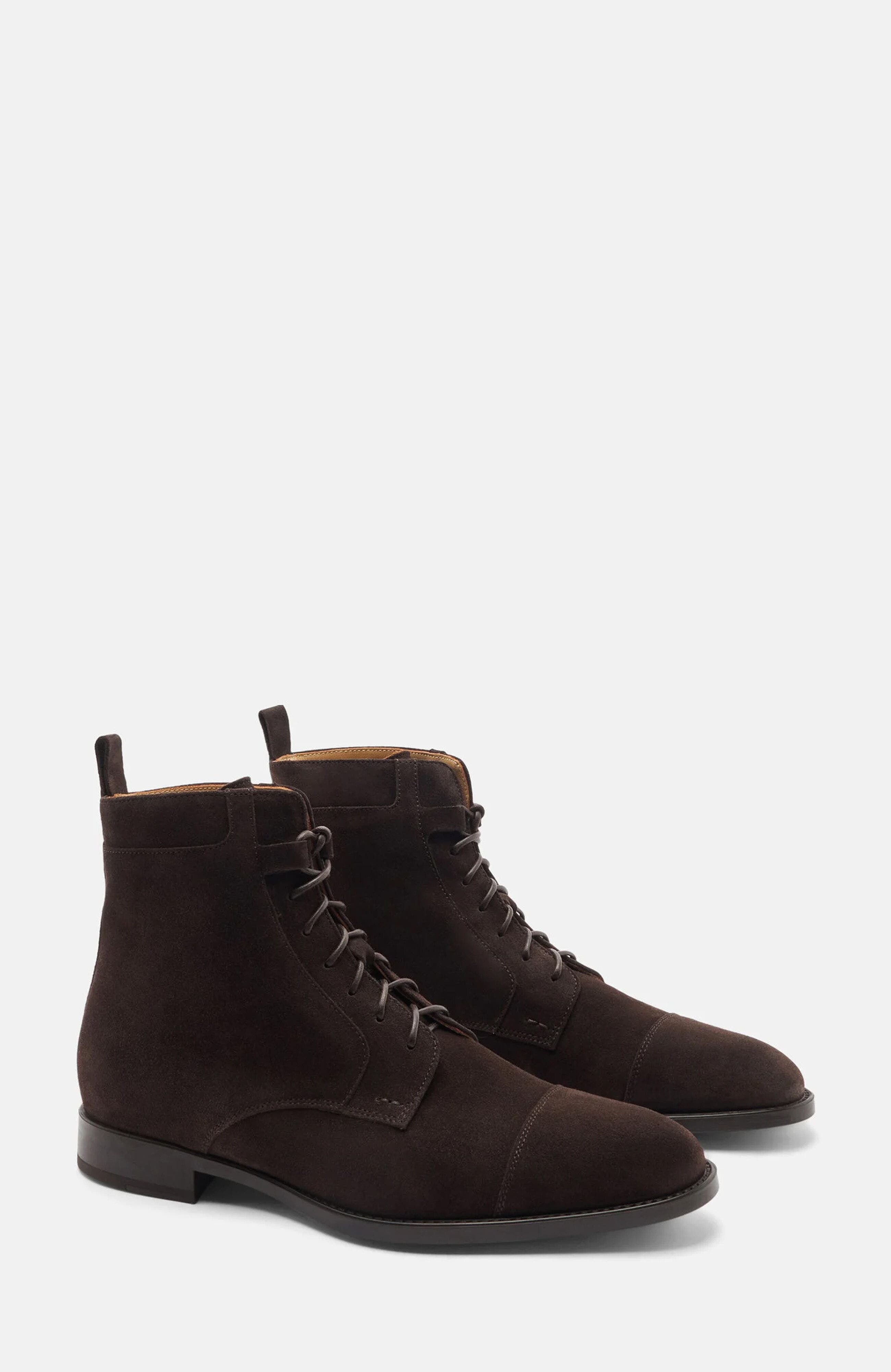 Dante Boots, Main, color, Dark Brown Suede