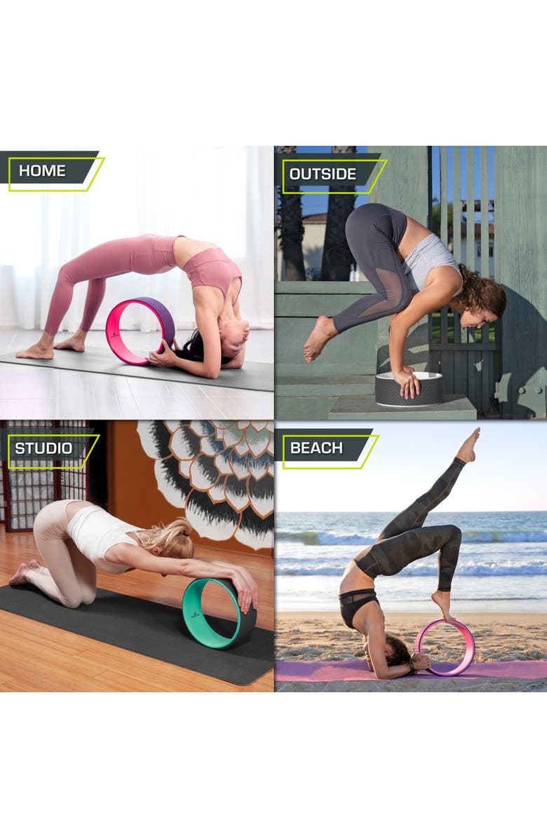 ProsourceFit Yoga Wheel, Alternate, color,