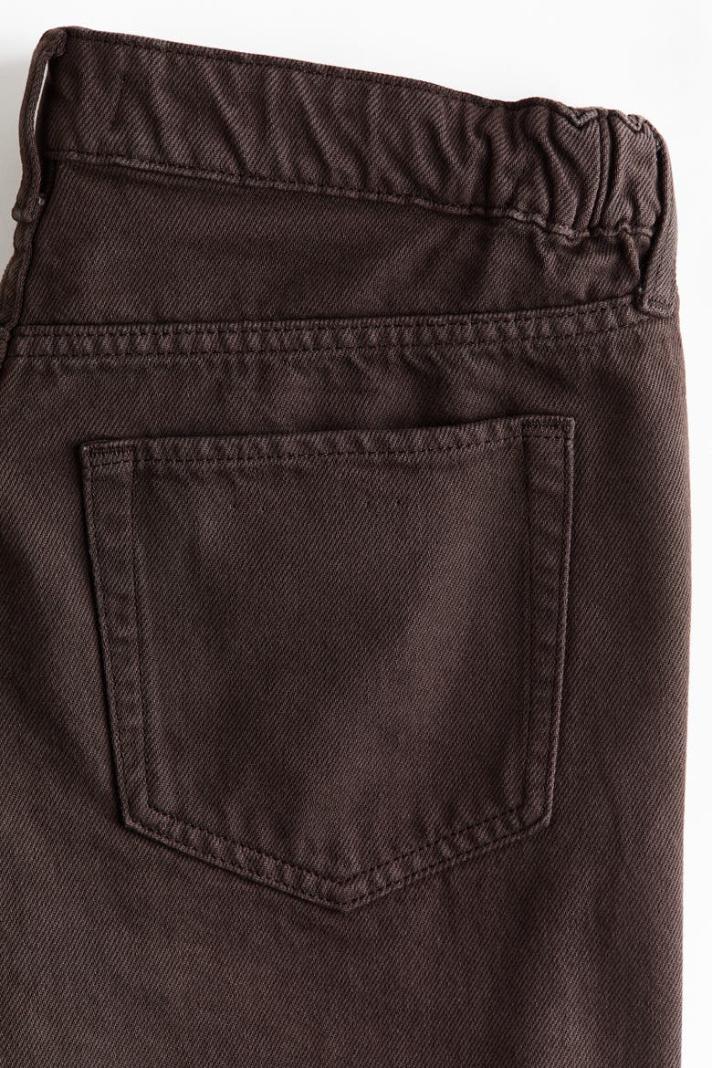 Mama Wide Low Jeans, Alternate, color, Dark brown