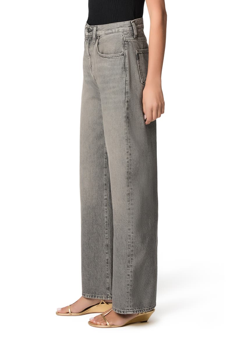 Arellia High Waist Wide Leg Jeans, Alternate, color, FAIRFAX GREY