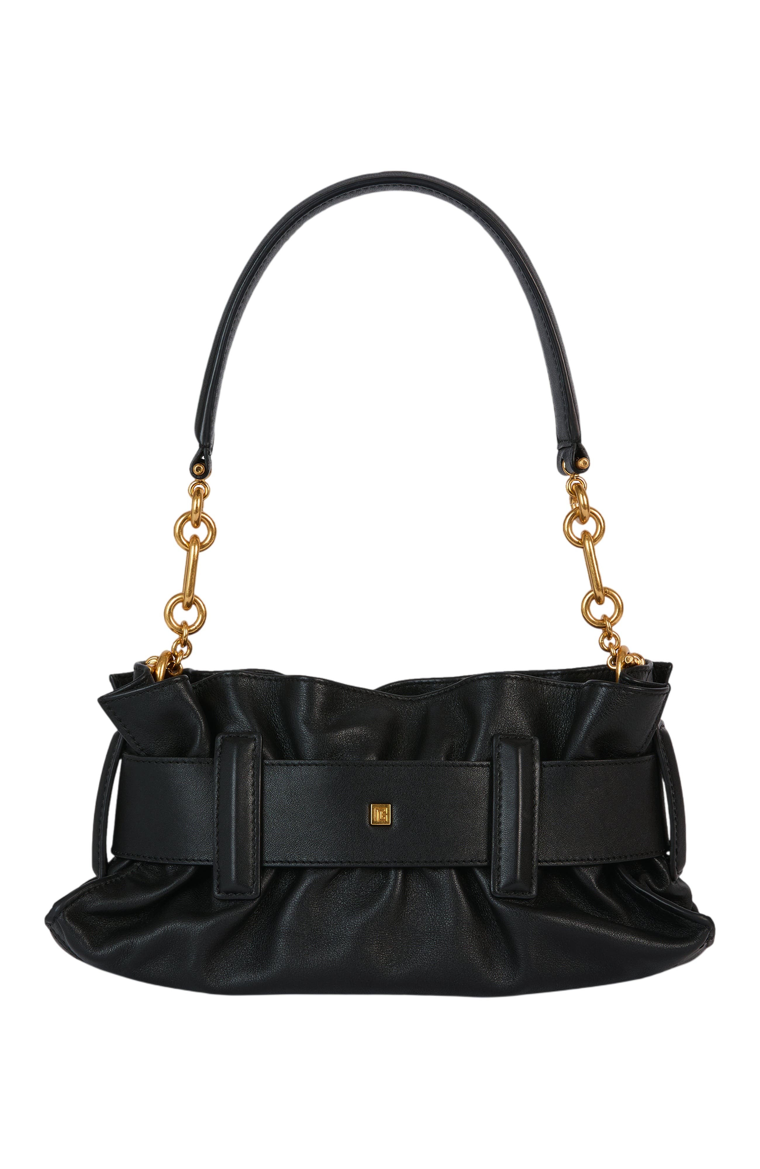 Mini Anthem bag in smooth leather, Alternate, color, black