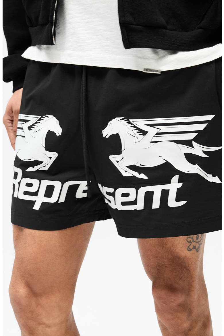 Nothing Faster Swim Trunks, Alternate, color, JET BLACK