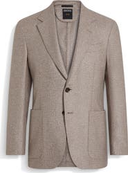 ZEGNA Couture Silk & Cashmere Sport Coat