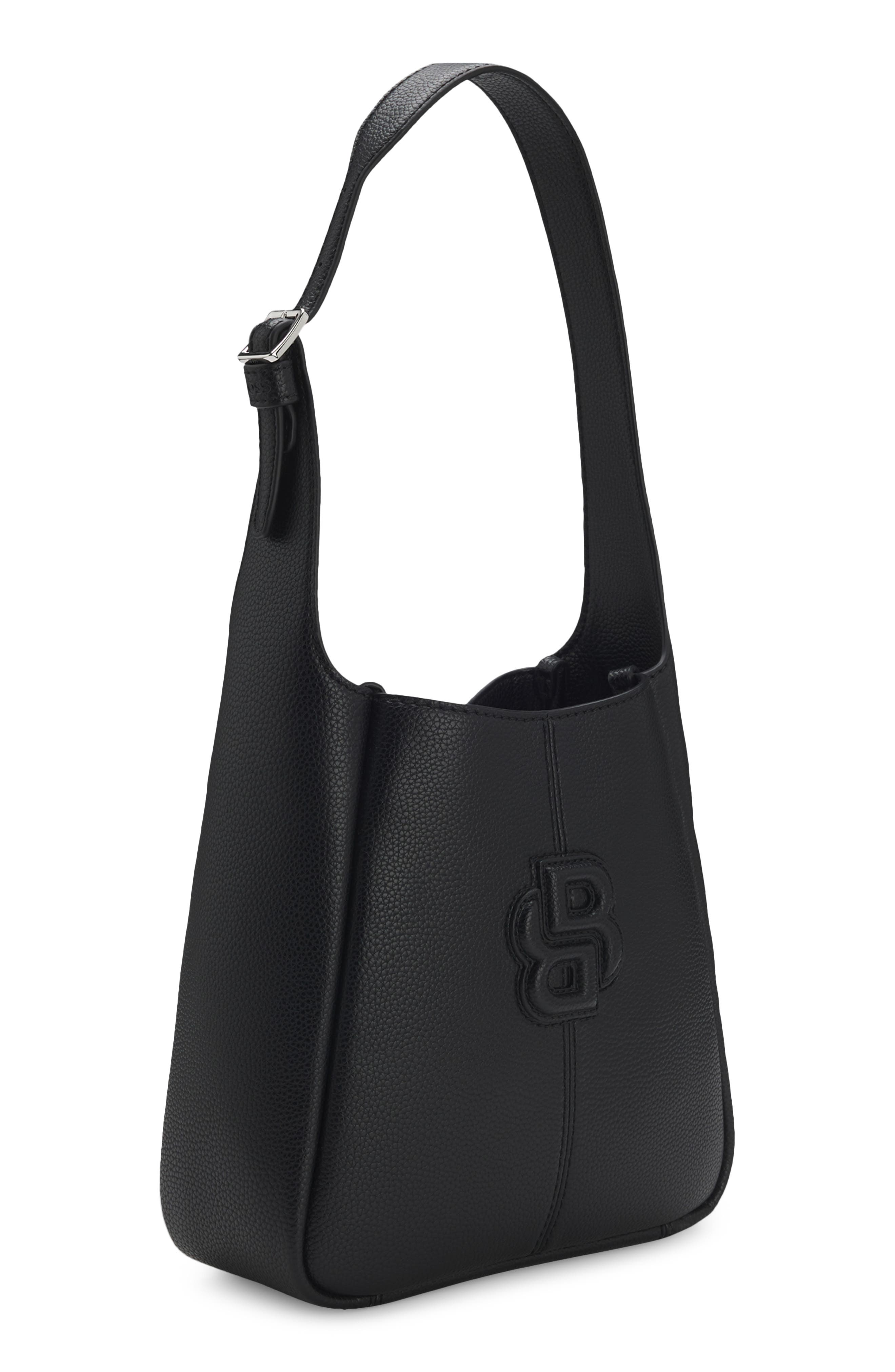 HUGO Anett Faux Leather Hobo Bag, Alternate, color, 