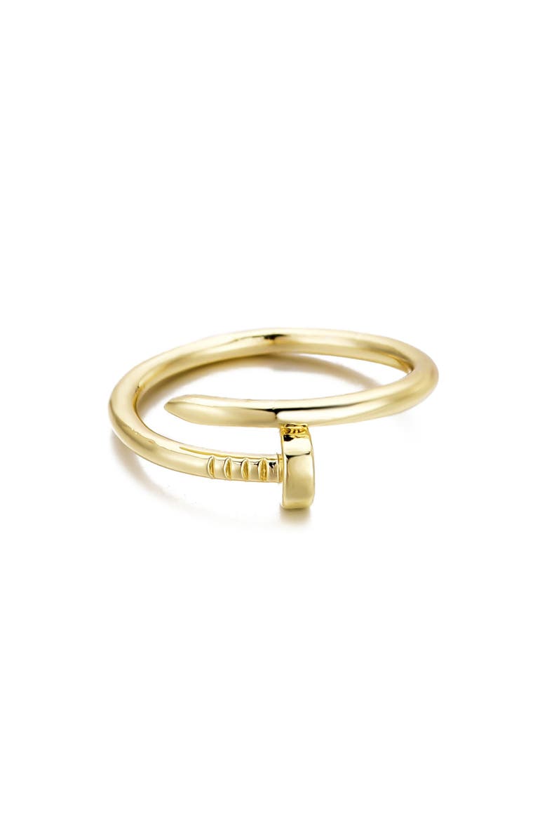 Nail Wrap Ring, Main, color, GOLD