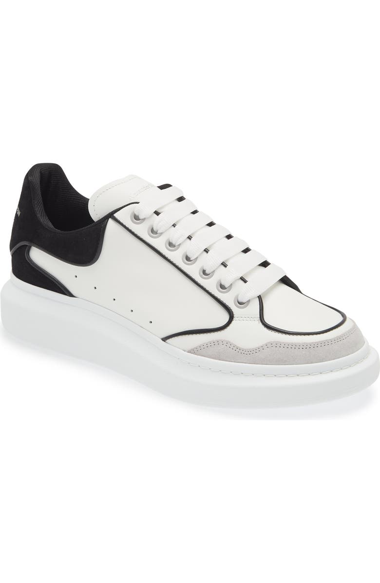 McQueen Oversized Retro Sneaker, Main, color, White/ Luna/ Black