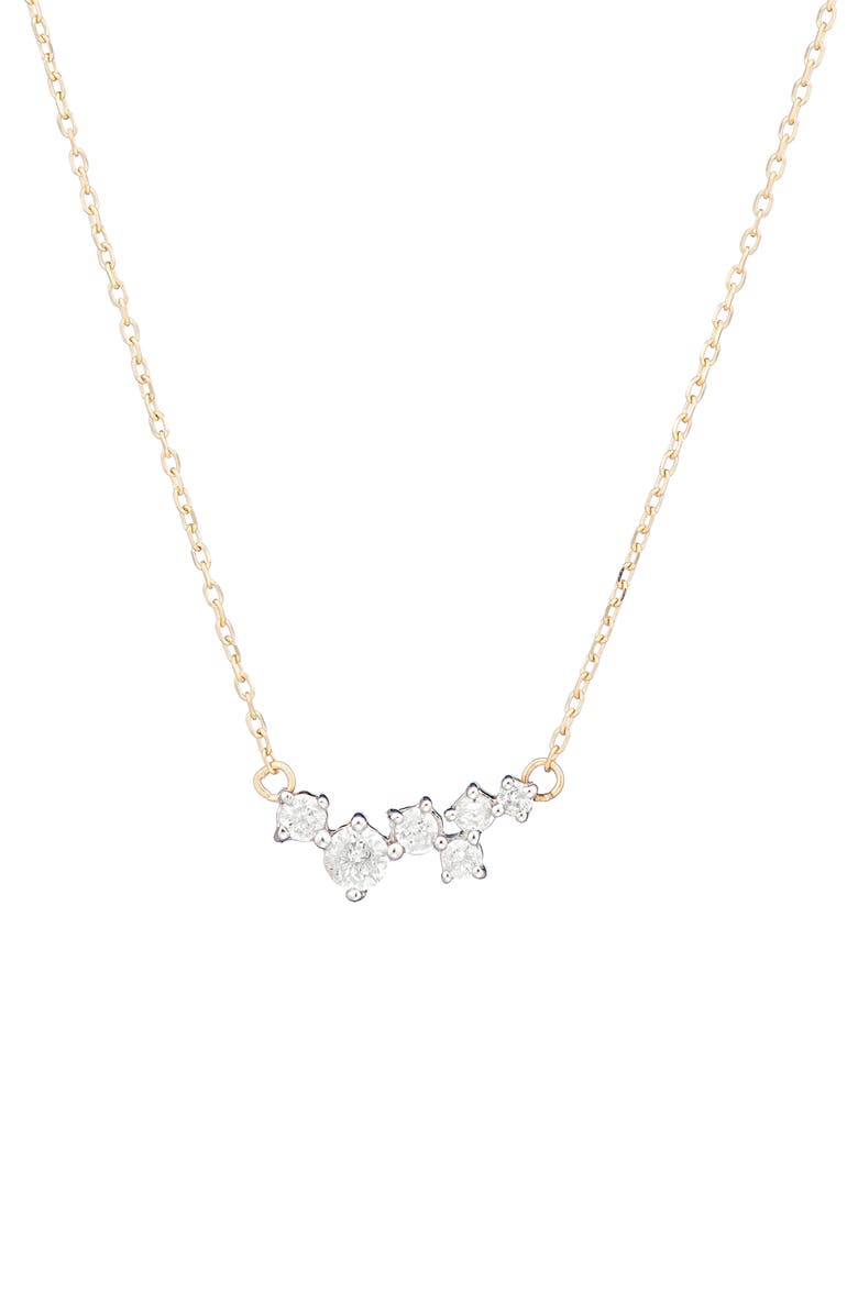 Adina Reyter Scattered Diamond Pendant Necklace, Main, color,