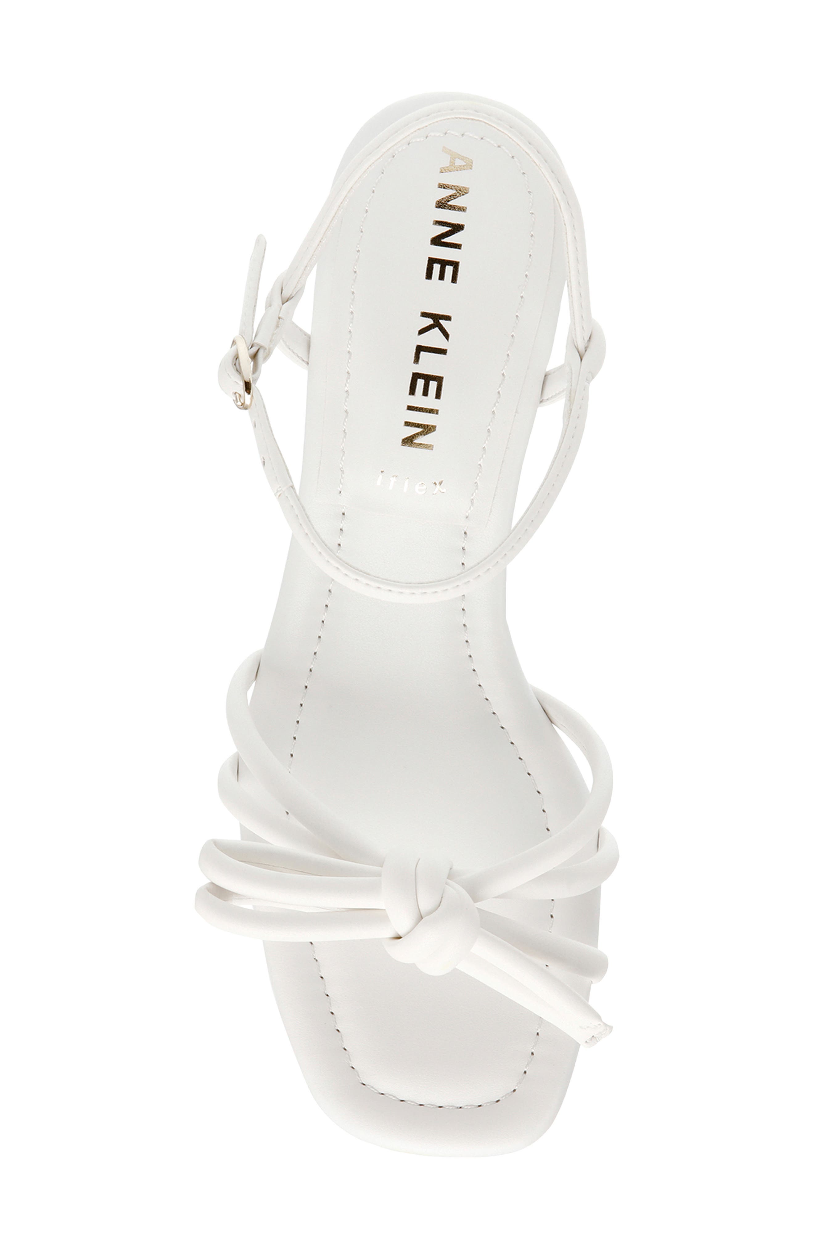 Anne Klein Strappy Sandal, Alternate, color, White