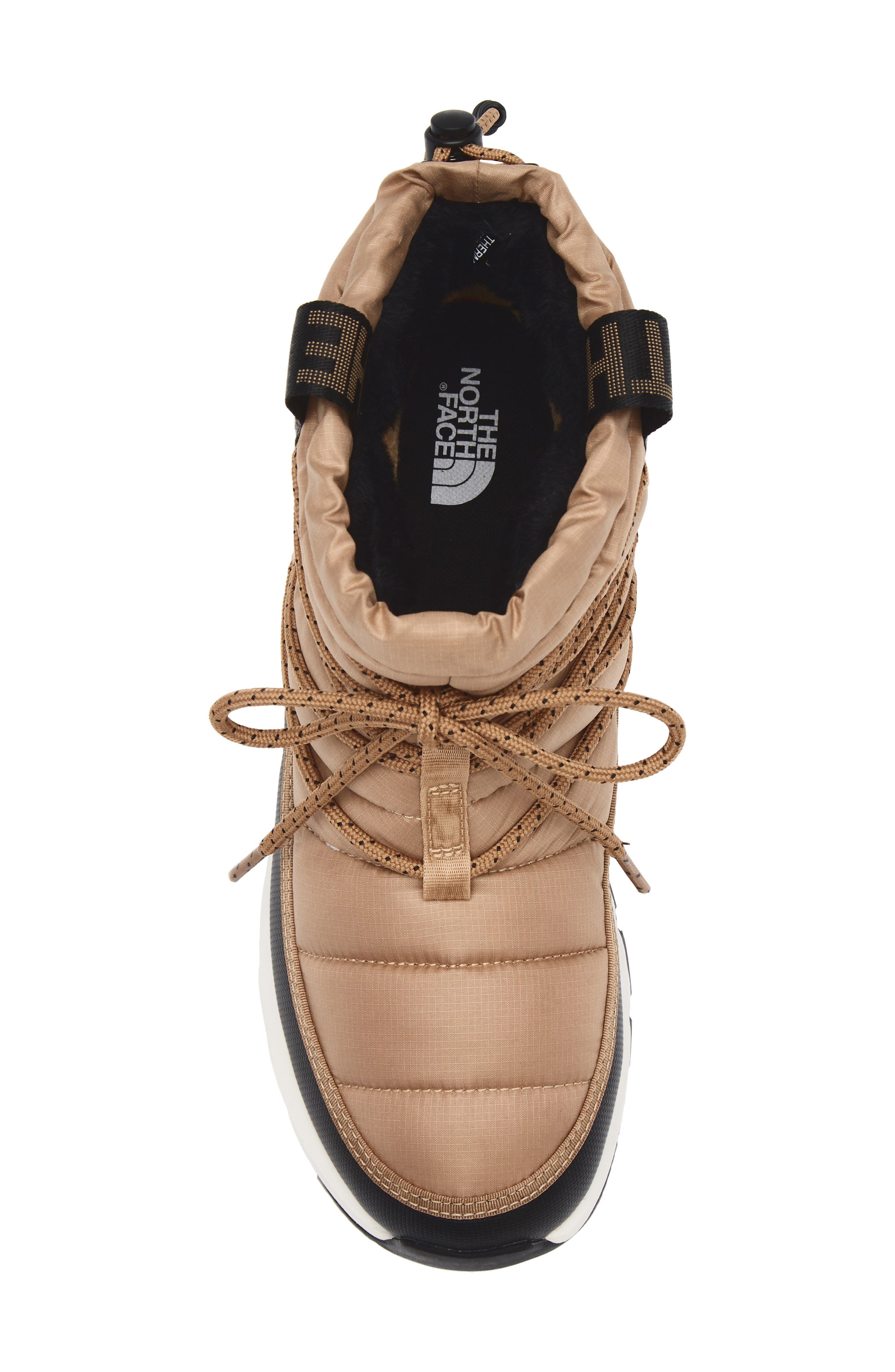 The North Face Thermoball<sup>™</sup> Waterproof Utility Boot, Alternate, color, Almond Butter/ Tnf Black