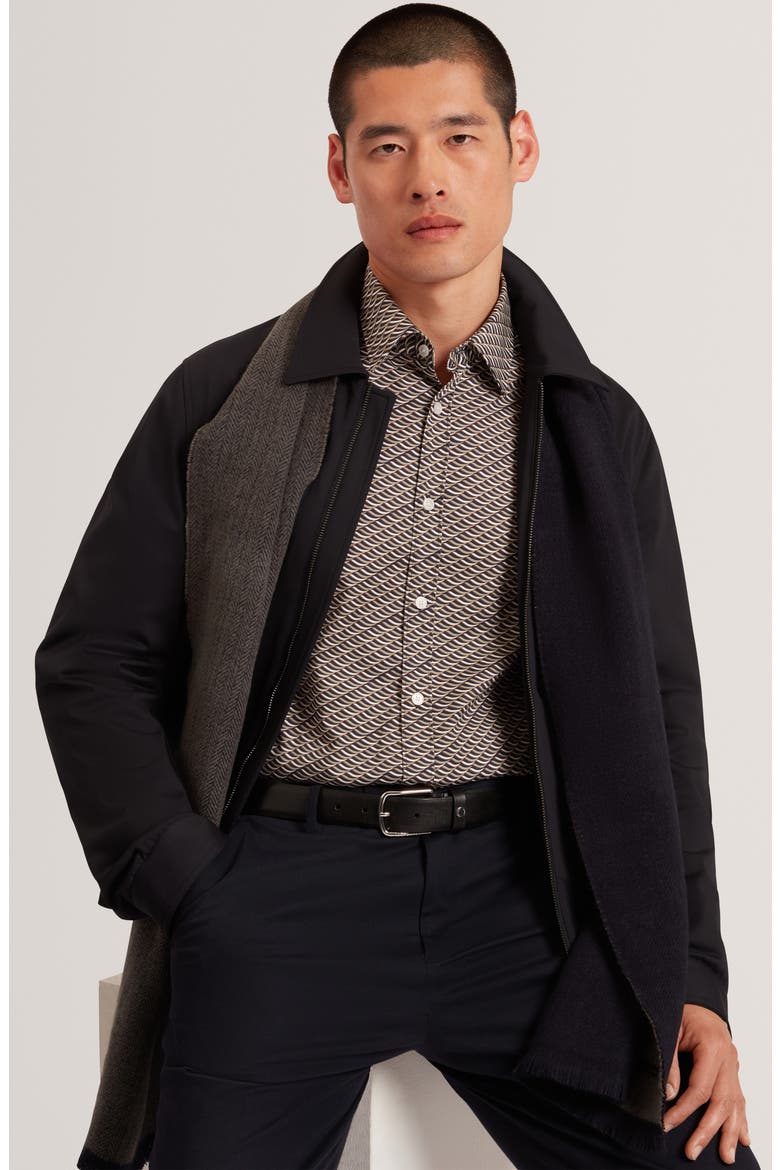 Agnar Print Cotton Button-Up Shirt, Alternate, color, MULTI COLOR
