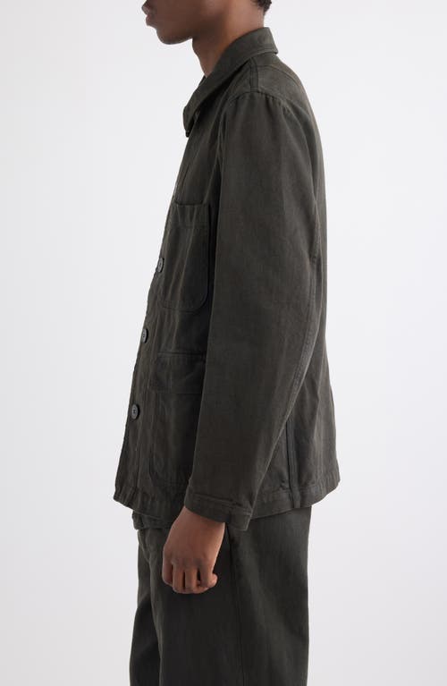 Dries Van Noten Braxton Denim Jacket In Black