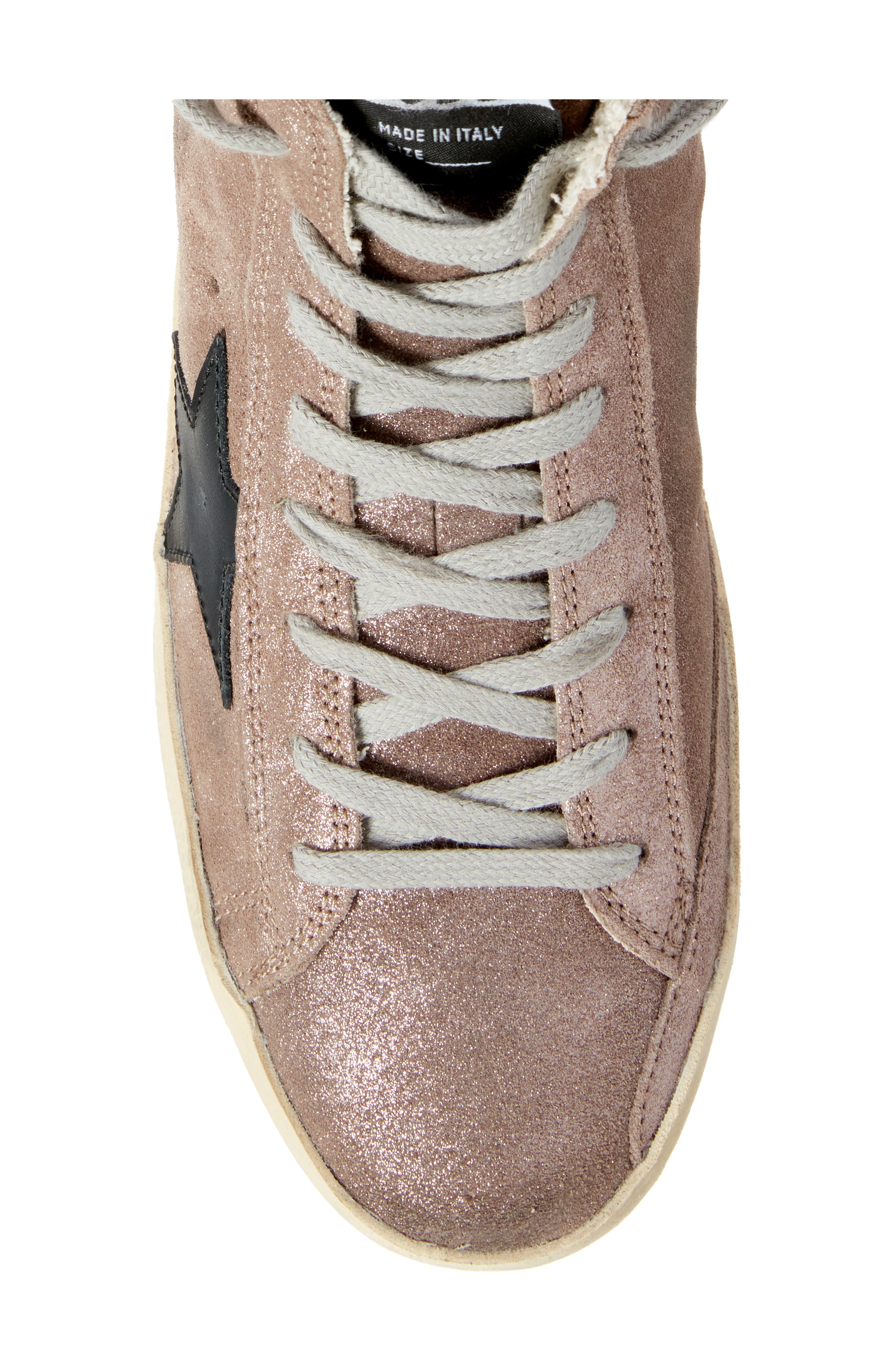 Golden Goose Francy High Top Sneaker, Alternate, color, Grey/ Black