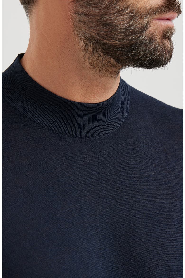 Knit T-shirt, Alternate, color, Navy Blue