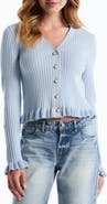 Laundry by Shelli Segal Ruffle Hem Cardigan