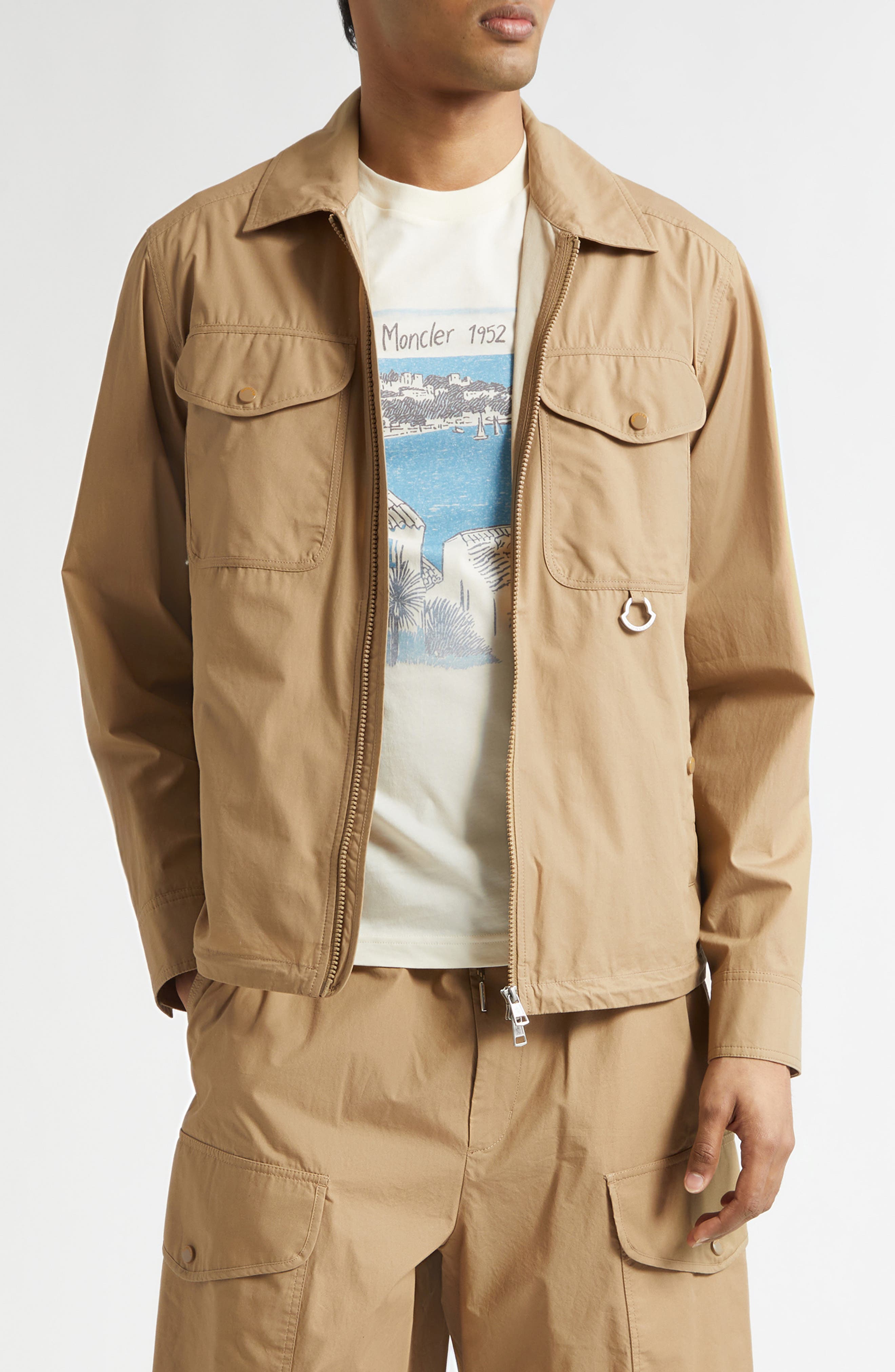Cotton Poplin Shirt Jacket
