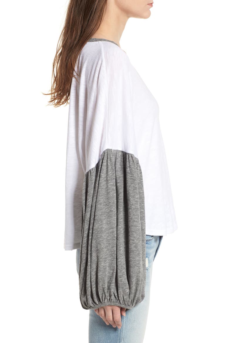 Fem Sport Tee, Alternate, color, WHITE