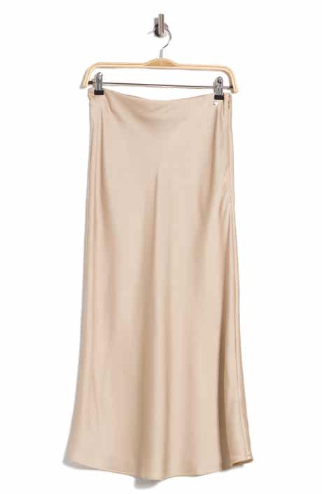 Visos Satin Maxi Skirt