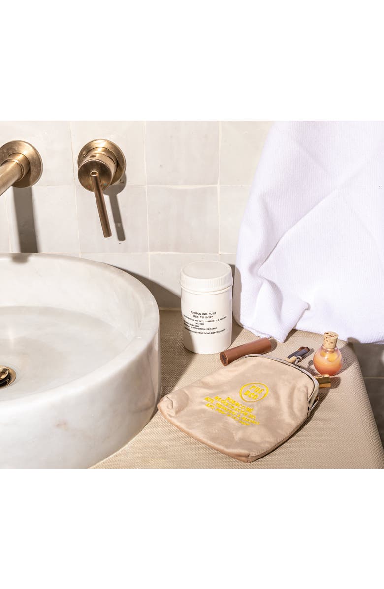 PUEBCO Velvet Frame Pouch, Alternate, color, Beige