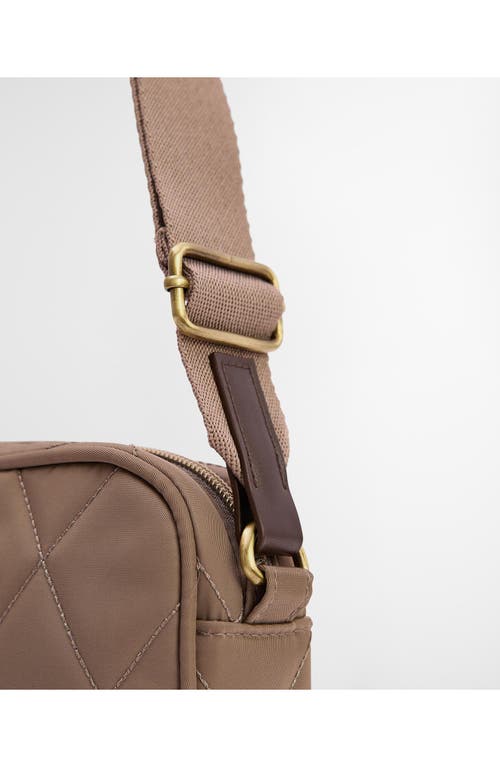 Barbour Quilted Nylon Crossbody Bag In Neutral