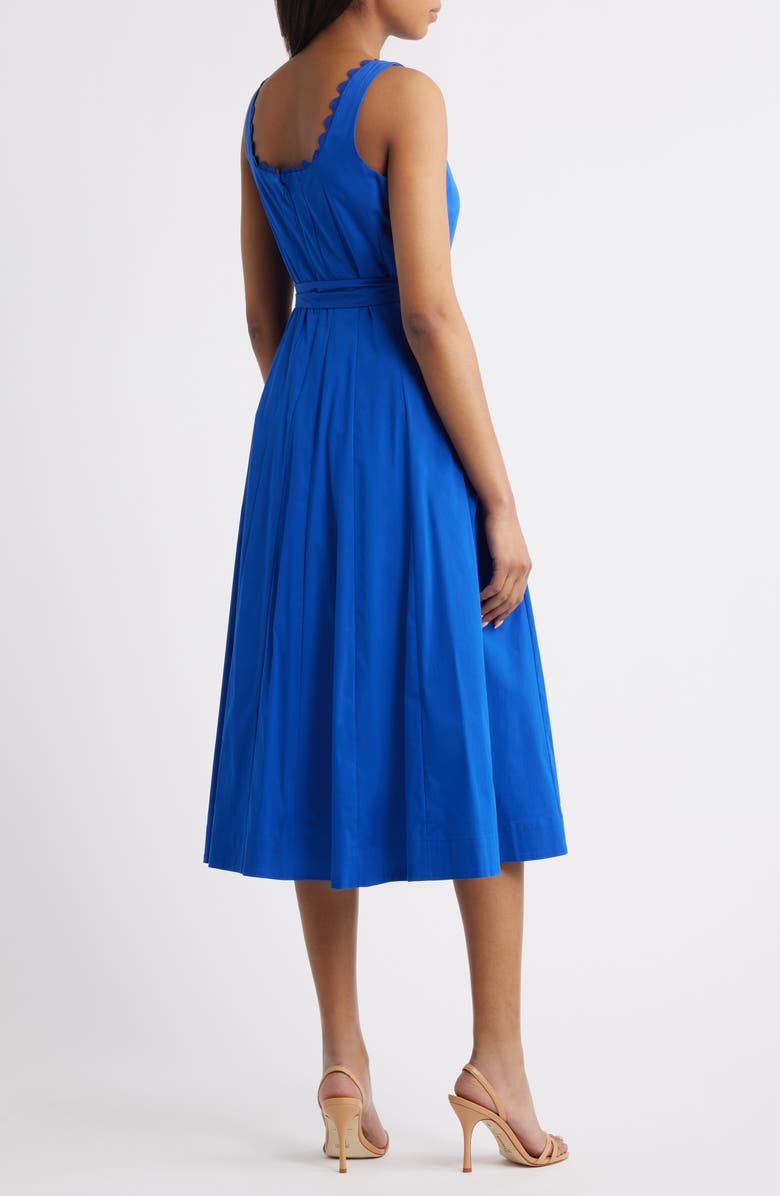 Anne Klein Seamed Sleeveless Fit & Flare Midi Dress, Alternate, color,