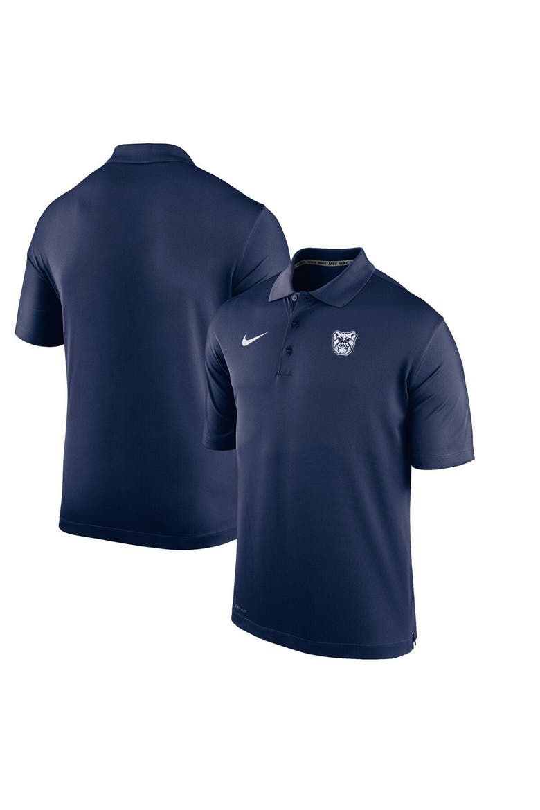 Men's Nike Navy Butler Bulldogs Varsity Performance Polo, Alternate, color, Navy