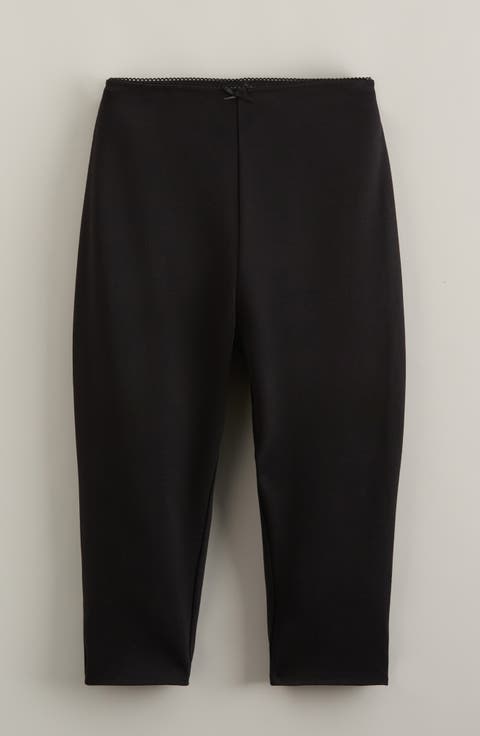 Kids' Ponte Knit Capri Pants (Big Kid)