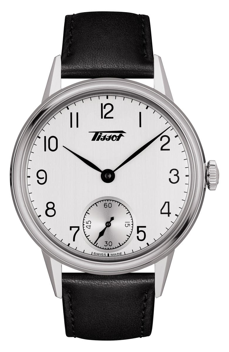 Tissot Men's Heritage Leather Strap Watch, 42mm, Main, color,